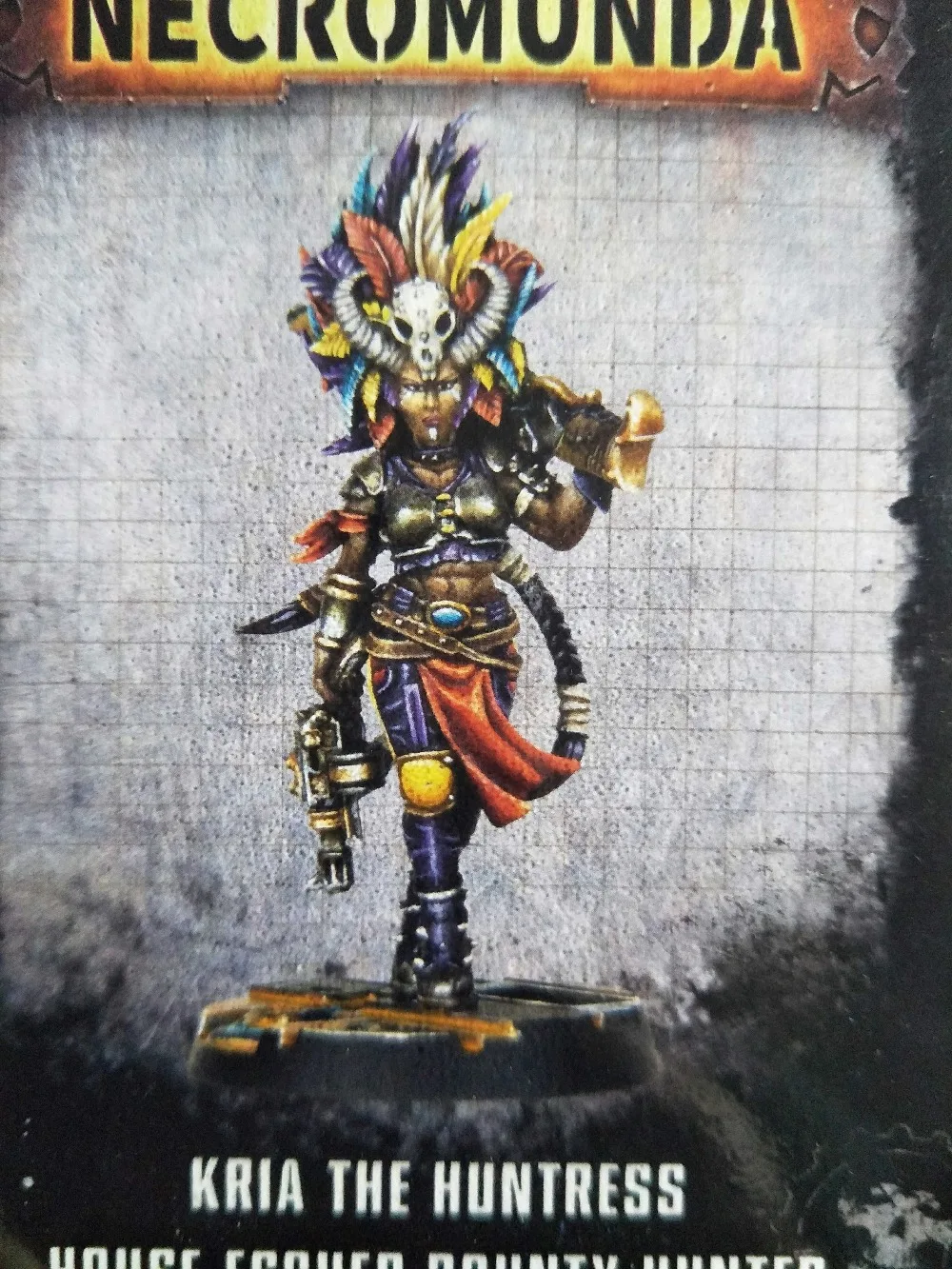 Necromunda Kria Охотница дом Эшер охотник за головами разобранный|Игровые фигурки и