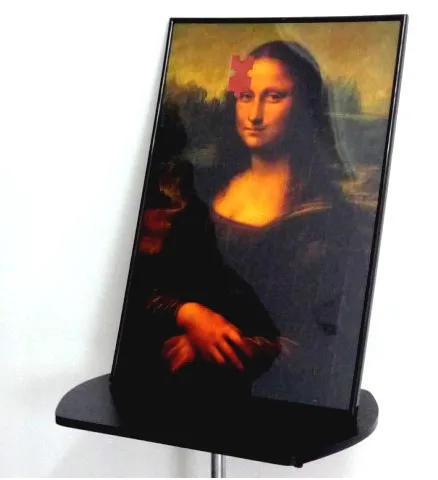 

Mona Lisa Smile Puzzle Photo Frame/Deluxe Magic Puzzle Trick Magic Tricks Stage Magia Card Magie Mentalism Gimmick prop magician