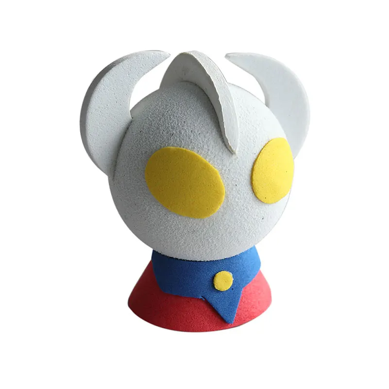 White Ultraman Little Cute Funny Cartoon Doll Antenna Balls Plush EVA