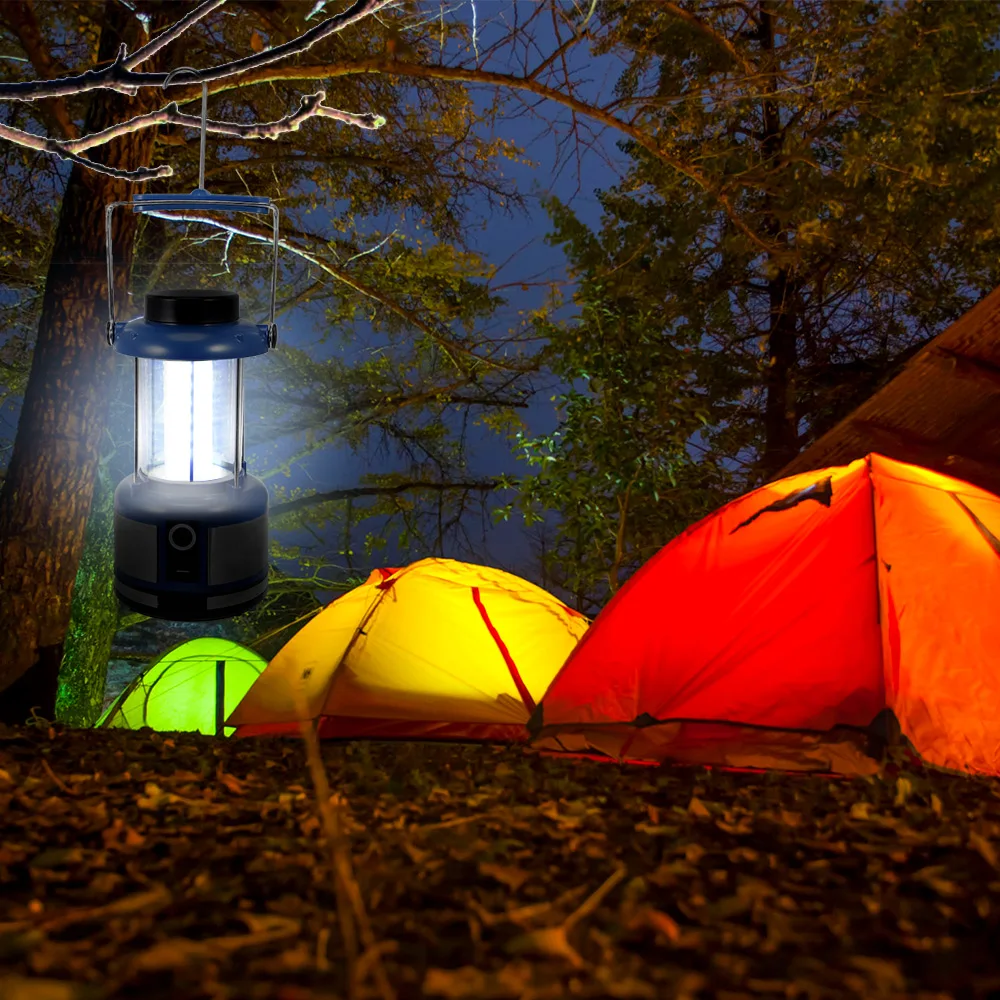 

2018 New High Quality Rechargeable LED Camping Lantern Solar Light Two Lighting Modes Tent Light 36 LED Bulks Bright Night Light