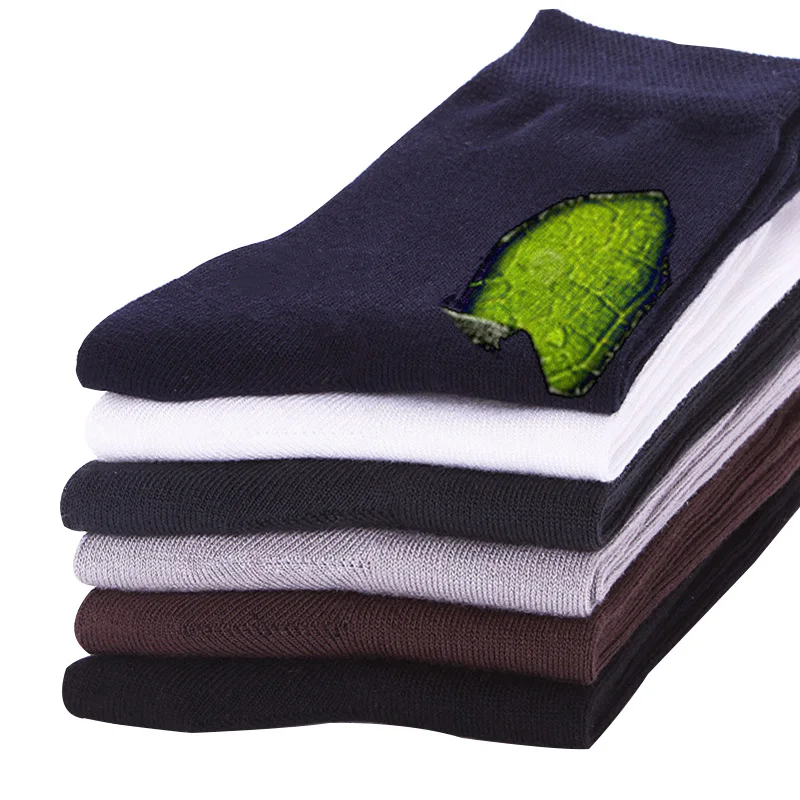 

5 Pairs Men Spring Summer Autumn Socks Men Socks Antibacterial Deodorant Men Socks Business Fashion Vintage Bamboo Fiber Socks