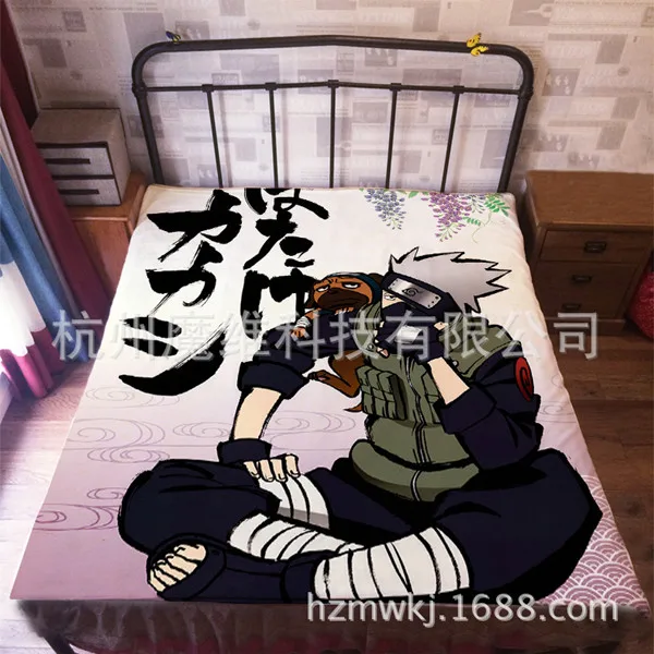 120*200 см японское аниме Uzumaki Наруто фланелевое одеяло на кровать Мантас банное плюшевое полотенце кондиционер спальный чехол постельные принадлежности - Цвет: 1