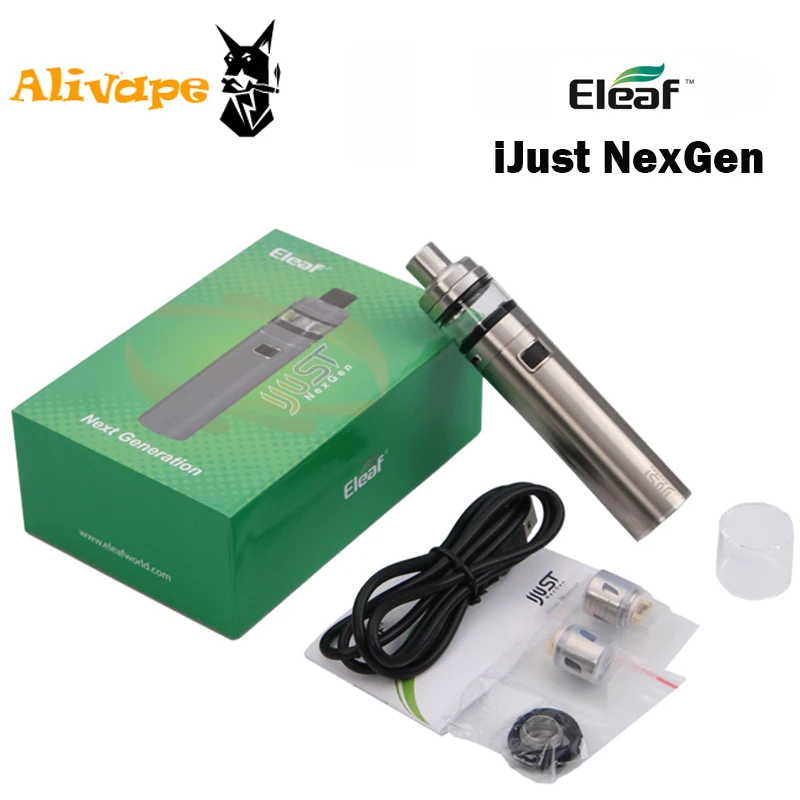 Eleaf iJust NexGen 50W 2ml with 3000mah All-in-One Kit HW Coil for Big Vapor Clouds elektronik sigara vs ijust s