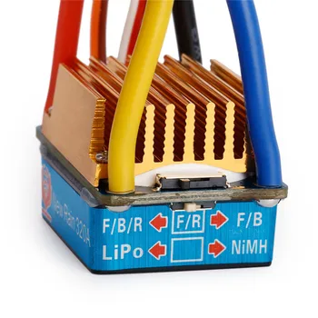 

Waterproof 320A Brushed ESC Electronic Speed Controller with 5V/3A BEC T-Plug for 1/10 RC Car RC Parts