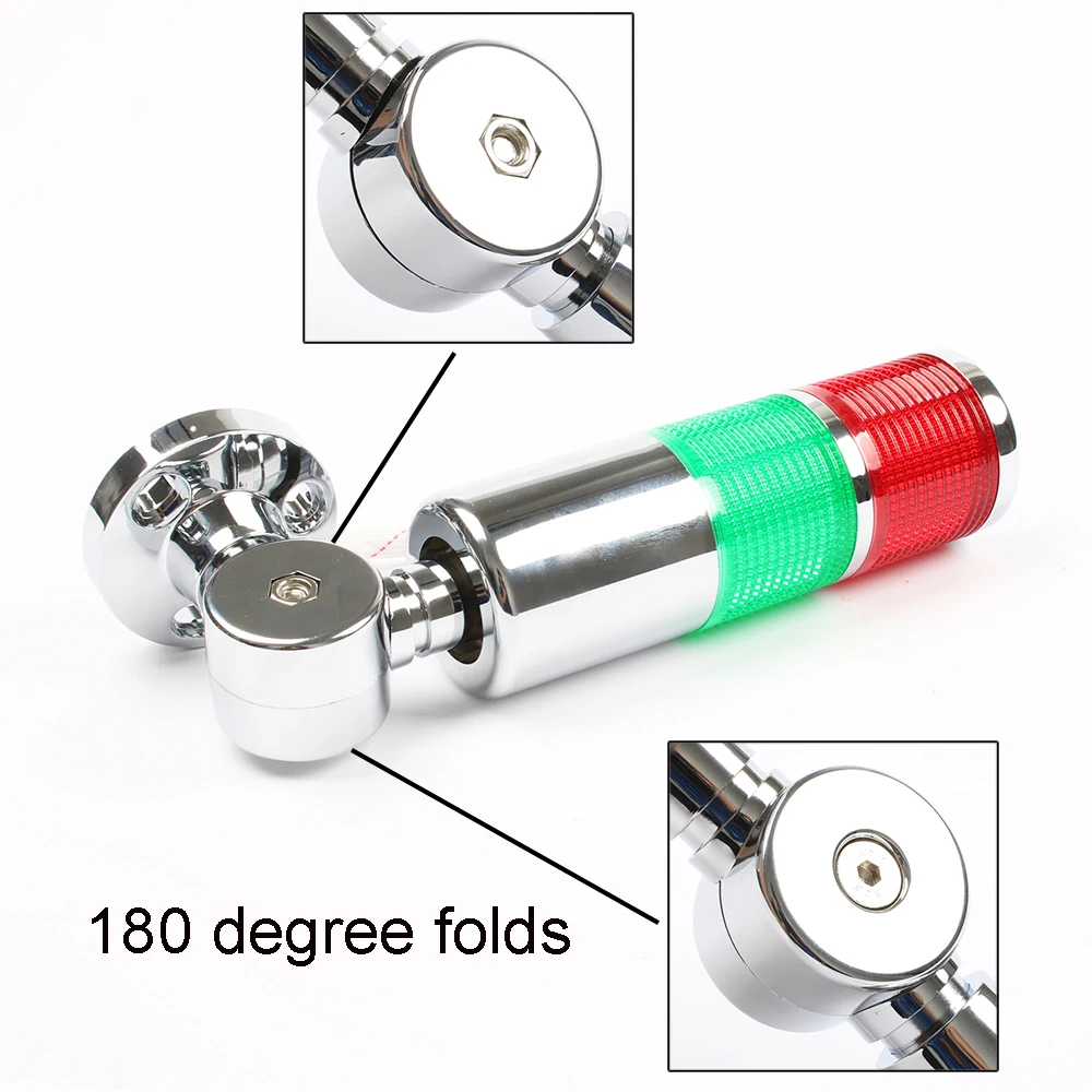 12 В 24 в 110 В 220 В предупреждающий сигнал лампа красный зеленый Щепка вспышка промышленная башня световой сигнал LTA индикатор всегда свет 2
