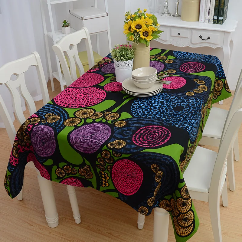New Arrival Simple Style Printed Table Cloth Modern Style Cloth