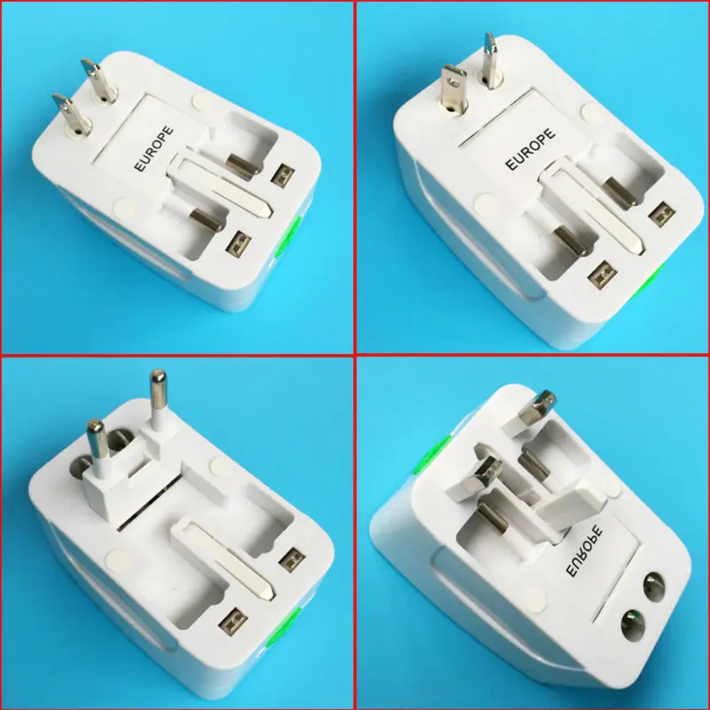 New Universal Adapter Socket Plug Comverter Universal All in 1 Travel Electrical Power Adapter Socket US UK AU EU To China Plug