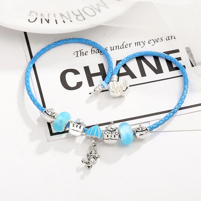 Cute Bracelet For Women With Blue Unicorn Beads Jewelry -Unicorn Fashion