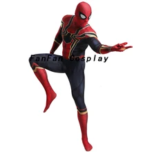 Новейший черный 4 Железный Паук косплей костюм 3D принт спандекс Zentai боди костюм на Хэллоуин для взрослых и детей Лидер продаж
