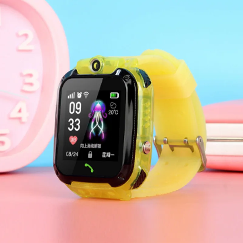  Kinder Telefon Uhr Wasserdichte GPS Positioning Kamera Mückenschutz Smart Uhr NK-Shopping