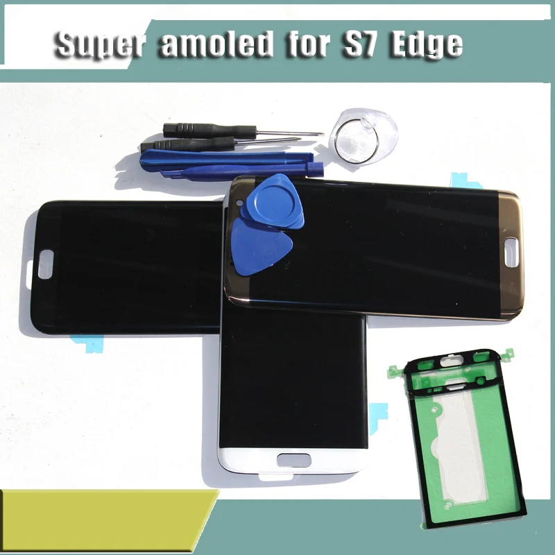 Для Samsung Galaxy S7 edge LCD G935 G935F ЖК-дисплей экран дигитайзер в сборе | Мобильные телефоны