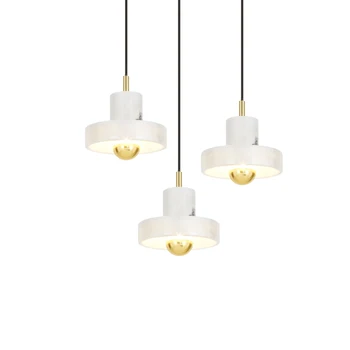 

modern marble Led pendant light Hanging Lamp Fixtures Indoor Lighting Lustre luminaria Suspend Lamp