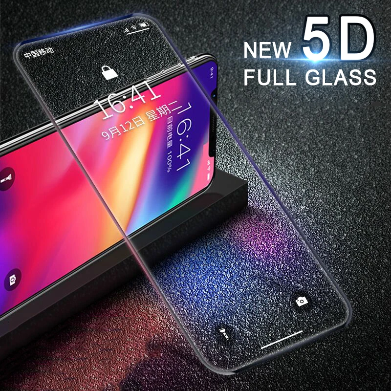 Koop 5D Volledige Cover Gehard Glas Voor iPhone 7 8 plus 9 H Gebogen Edge Screen Protector Voor iPhone X 6 6 s plus 6 plus pelicula de vidro