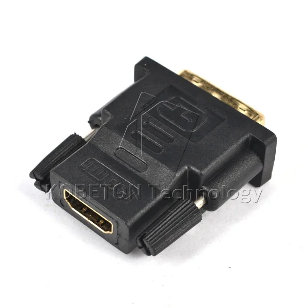 Kebidu 24+ 1P цифровой DVI штекер 19 pin HDMI Тип Женский конвертер адаптер DVI-D двойной связи Позолоченный разъем для Xbox 360