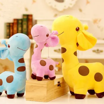 

Creative Plush Toy Color Giraffe Figure Animal Doll Wedding Throwing Doll Grab Machine Doll Machine Kids Toy Gift