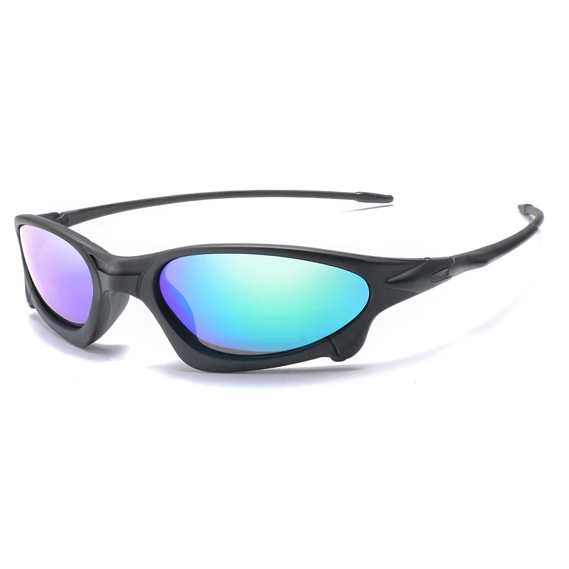 Мужские поляризованные солнцезащитные очки longkeader, маленькие ретро солнцезащитные очки, уникальная оправа, уличные спортивные очки, очки для вождения, мужские аксессуары - Цвет линз: Black Green