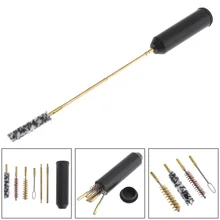 7 шт./компл. карман Размеры комплект для чистки пистолета пистолет стержень щетки с прочным Пластик хранения Чехол для инструментов для чистки