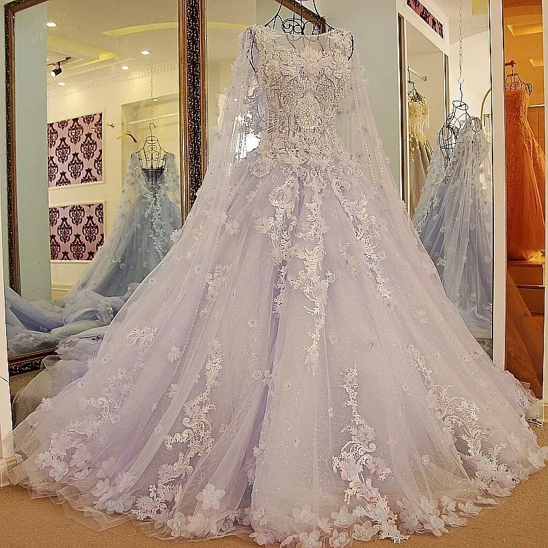 

New arrival long engagement dresses with long cape ball gown corset back long eveing gowns kleider lang elegant 2018