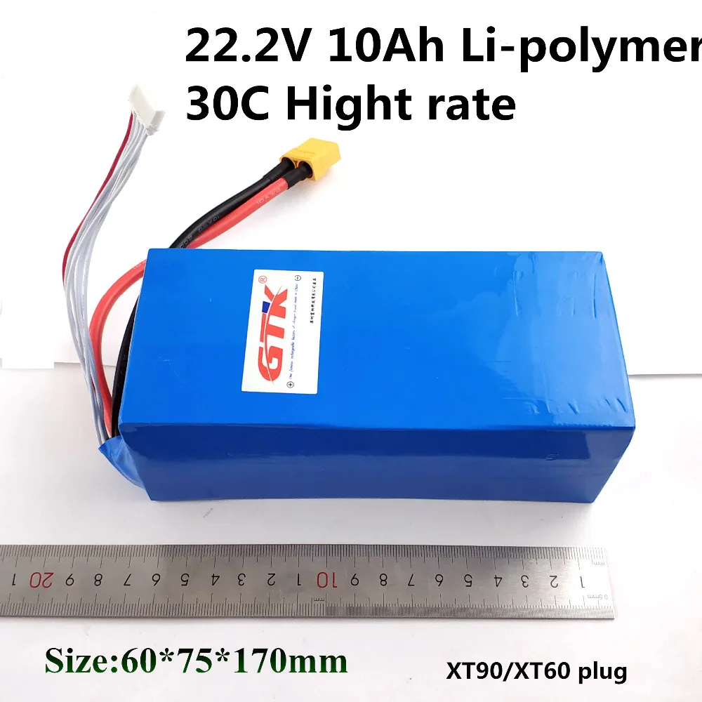 RC Lipo battery 6S 22.2V 10Ah 30C li-polymer for RC quadcopter drone Helicopter model aircraft RC boat RC toys RC Lipo battery 6S 22.2V 10Ah 30C li-polymer for RC quadcopter drone Helicopter model aircraft RC boat RC toys