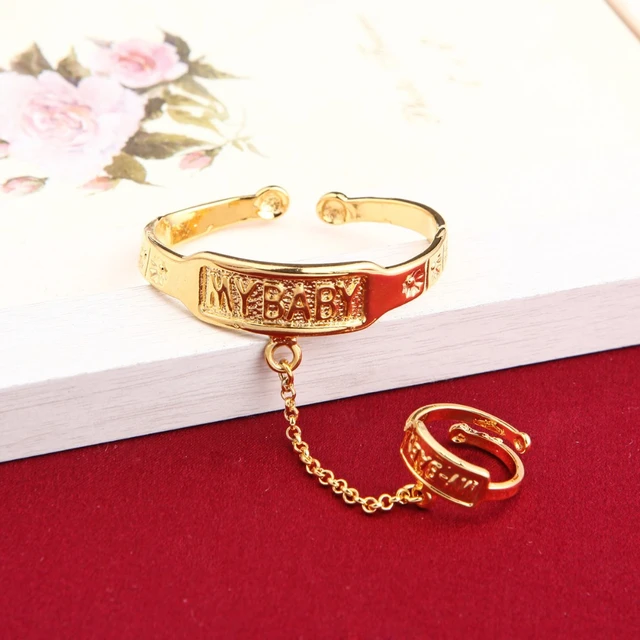 Pot of Gold: Kids Gold Beaded, Personalized Bracelet – taudrey