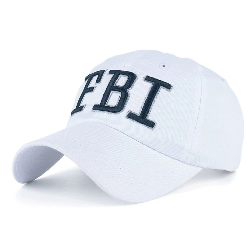 Fashion Letter Embroidery Baseball Cap FBI Brand New Outdoor Sport Snapback Hat Men Women Tactical Sun Caps Casquette CP0151 (6)