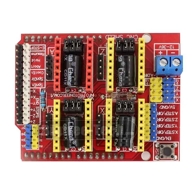 Щит с ЧПУ Плата расширения для Arduino V3 гравер машина для 3d частей принтера