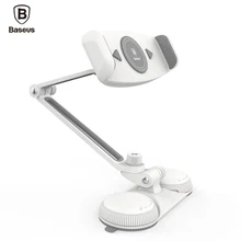 Baseus Flexible Tablet PC Stand 360 Degree 5.5-15 inch Tablet Car Holder Lazy Long Arm Bracket Suction Holder For iPad Mini Air