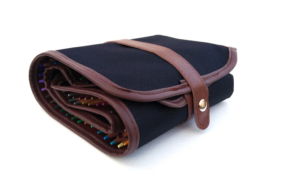 72 Holes Pencil Case Roll Up Set-6