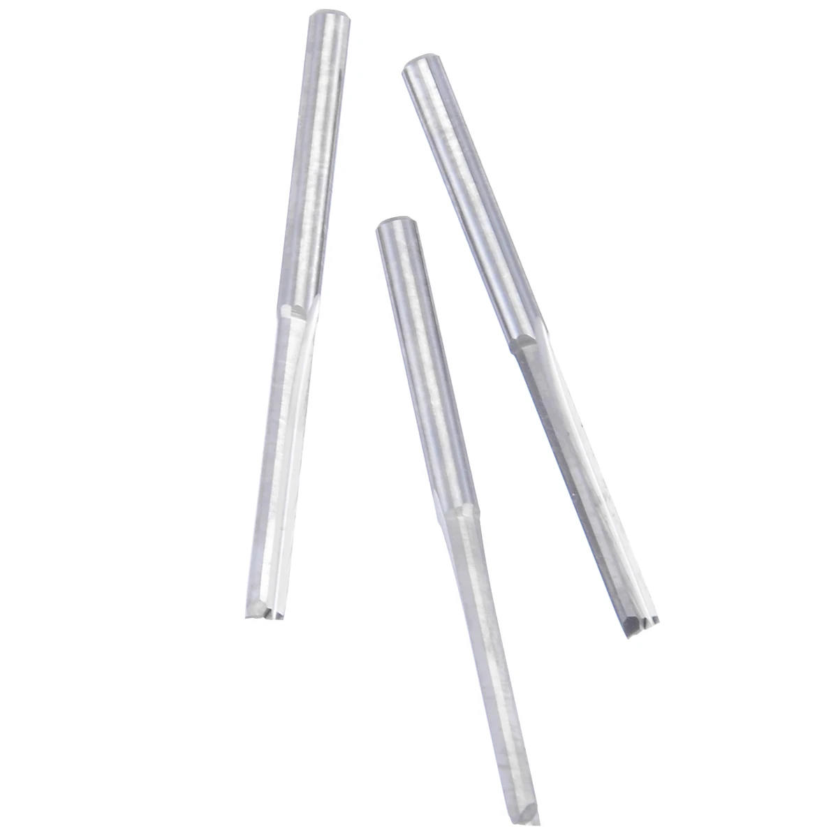 10pcs Tungsten Carbide End Mill 3.175mm 22mm 2 Flute Milling Cutter For CNC Router Bits