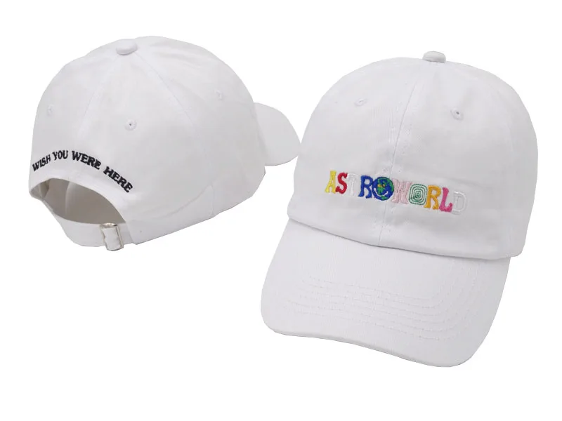С изображением Трэвиса Скотта ASTROWORLD папа шляпа для женщин мужчин Модная хлопковая Мужская бейсболка хип хоп летняя бейсбольная кепка