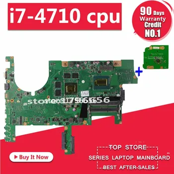 

G751JM motherboard REV2.2 For ASUS G751J G751JM laptop mainboard with I7-4710HQ GTX860M 100% tested HM86