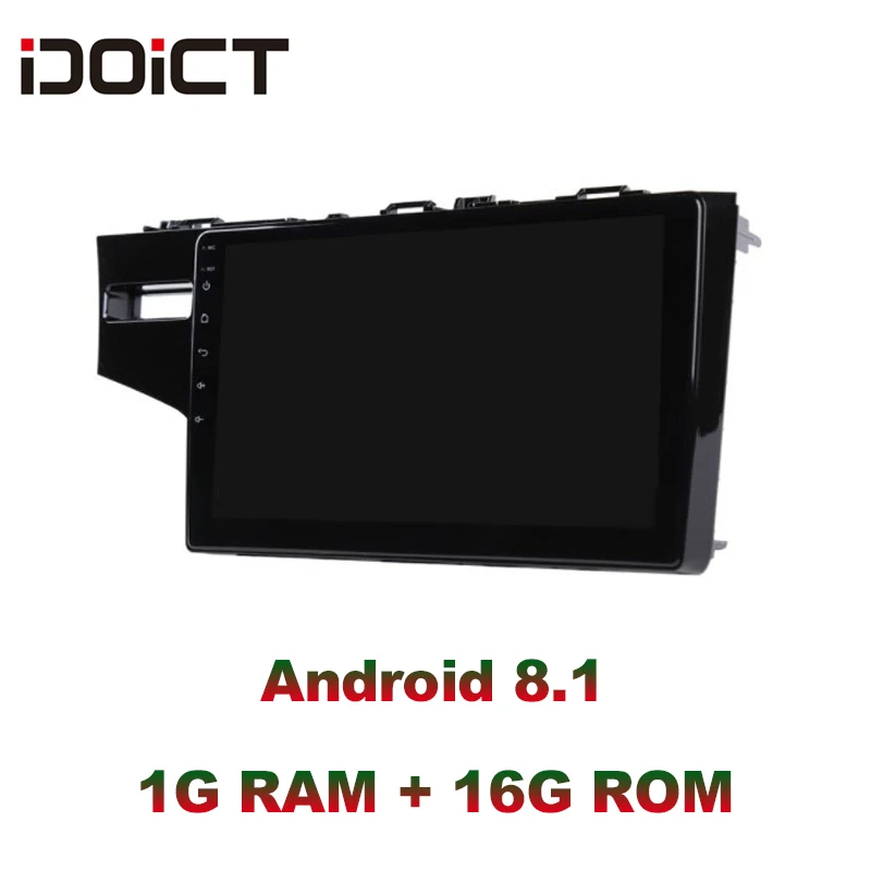 Sale IDOICT Android 8.1 Car DVD Player GPS Navigation Multimedia For Honda Fit Jazz Radio 2014 2015 2016 2017  car stereo 5