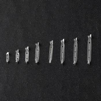 

20pcs/pack Brooch base 1.5cm-4.5cm Metal Pins back Back Bar Badge Holder Safety Lock Brooch Pins DIY Jewelry Accessory Parts