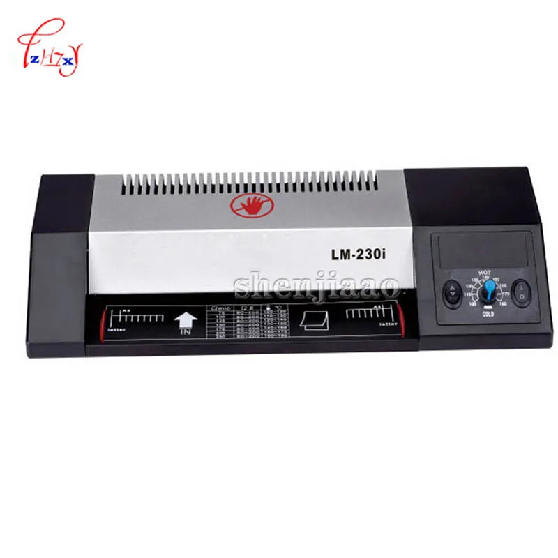 LM-230i 220 V Carbon Staal Thermische Staal Hot en Koude roll Machine Roller Fotopapier Zak, 4 Roller Systeem LM-230i 220 V Carbon Staal Thermische Staal Hot en Koude roll Machine Roller Fotopapier Zak, 4 Roller Systeem