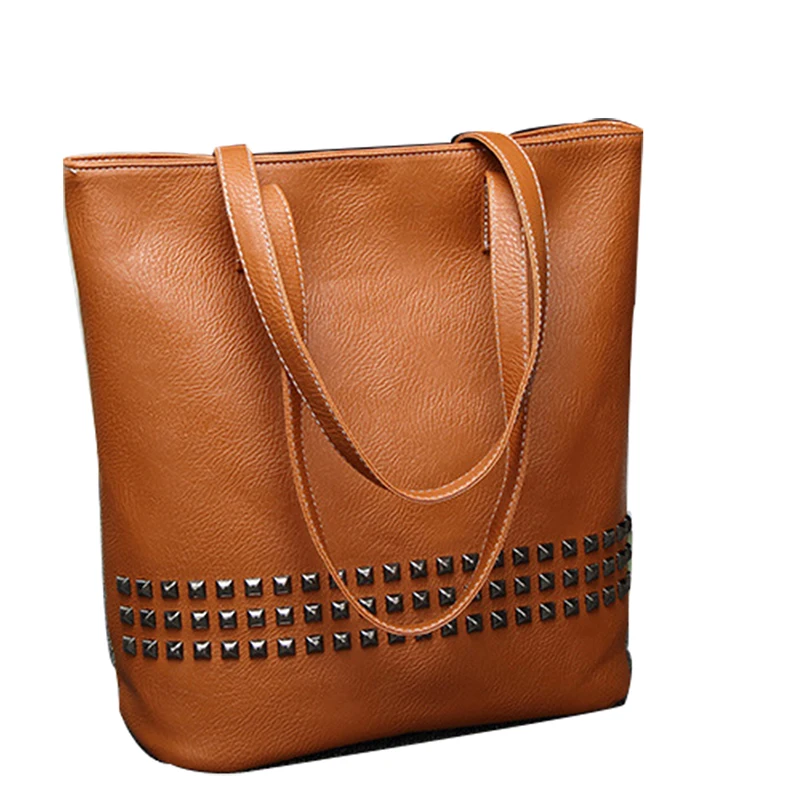 

2019 New Fashion Handbag for Women Large Female Handbag Leather Bucket Shoulder Bag Lady Tasche Casual Tote Promotion Sale