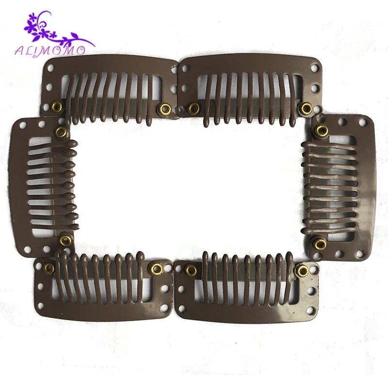 Buy New 3.2cm I Shape 9 teeth Hair Clips Wig Clips for