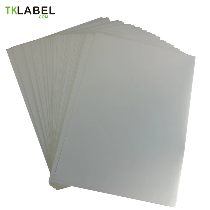 

Matt Sliver PET A4 waterproof Stickers for Laserjet Printer, 60 sheets