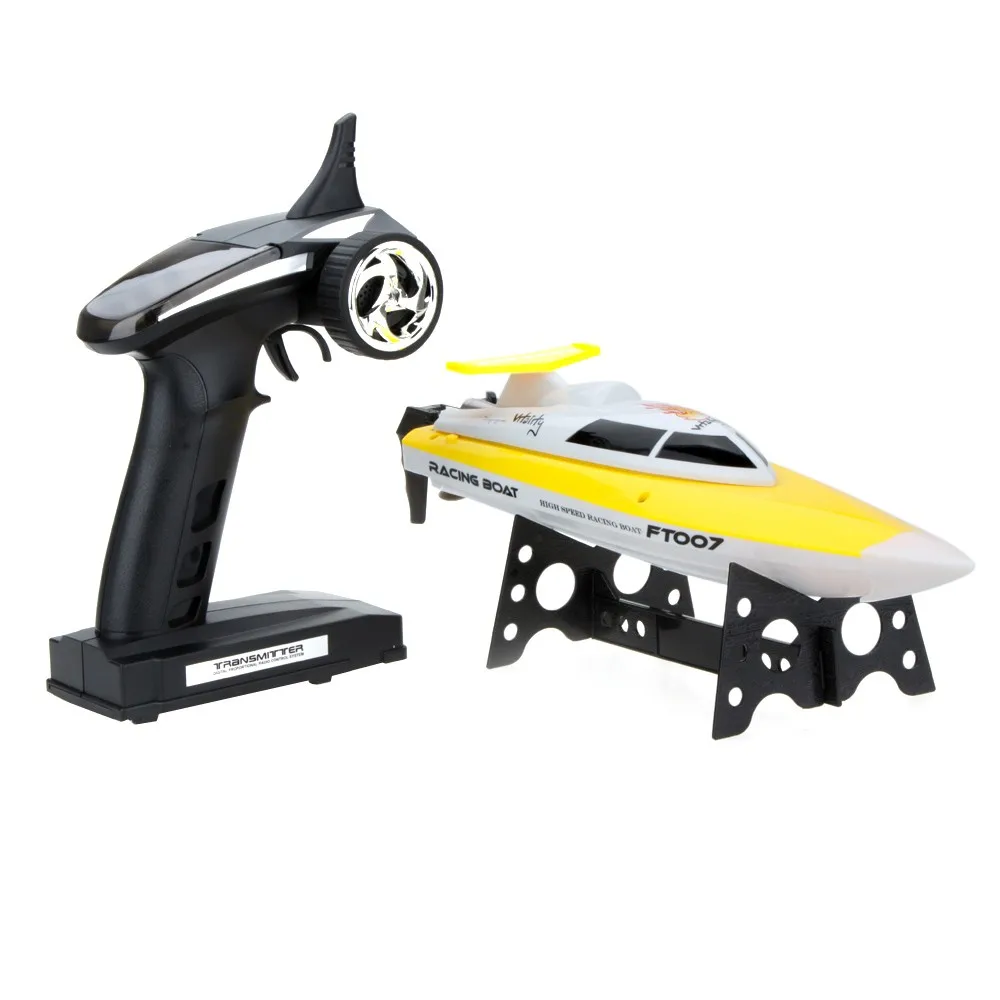 Freeshipping_High_Quality_Feilun_FT007_2.4G_4CH_Water_Cooling_20kmh_High_Speed_Wireless_Radio_Control_RC_Racing_Boat_Brushed_Motor_Speedboat_7