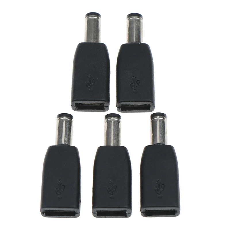 

1pcs USB 2.0 Micro-B Female To DC Connector 5.5mm x 2.1mm Male 5V DC Power Supply Adapter Connector