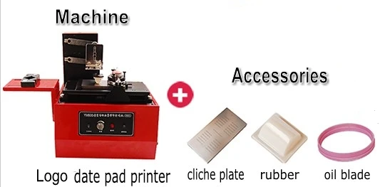 Комбинированная настольная электрическая печатная машина 220 В принтер для даты