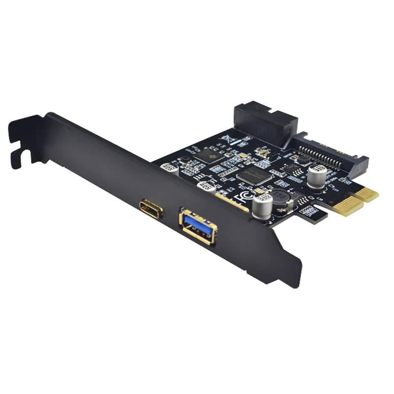 Плата расширения H1111Z USB 3.0 PCI E внешний порт 3 0 + быстрая зарядка А внутренний 19