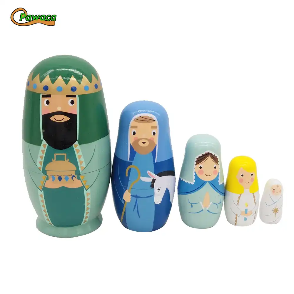 snowman russian dolls