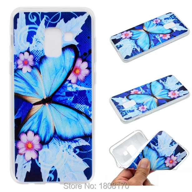 C-Ku с рисунком Мандала Цветок дурмана мягкий чехол из ТПУ с принтом "для samsung Galaxy S9 плюс A8 Эйфелева башня в стиле «Ловец снов»; кожного покрова 300 шт