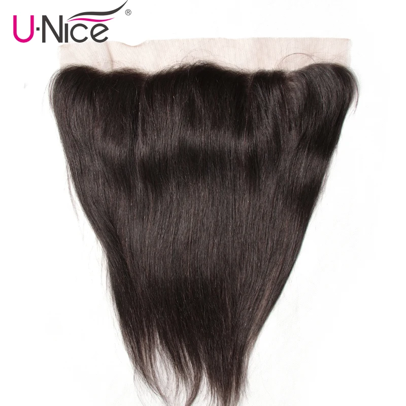 

UNice Hair Icenu Series Remy Hair Malaysian Straight Hair Lace Frontal 13"x4" Ear to Ear Frontal Closure Swiss Lace Human Hair