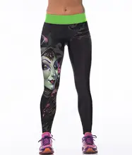 Women Print Patchwork Slim Sports Leggings Fitness Workout Yoga Pants Lady Gym Clothes Outdoors Sportwear
