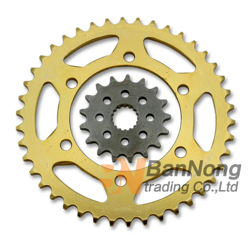 Free shipping Motorcycle Front&Rear Sprocket geartransmission For