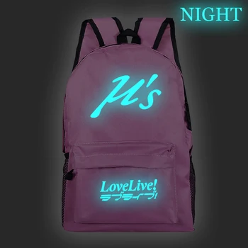 

2019 New Lovelive Luminous Backpack Students School Rucksack Teen Casual Shoulder School Bags Laptop Shoulder Mochila