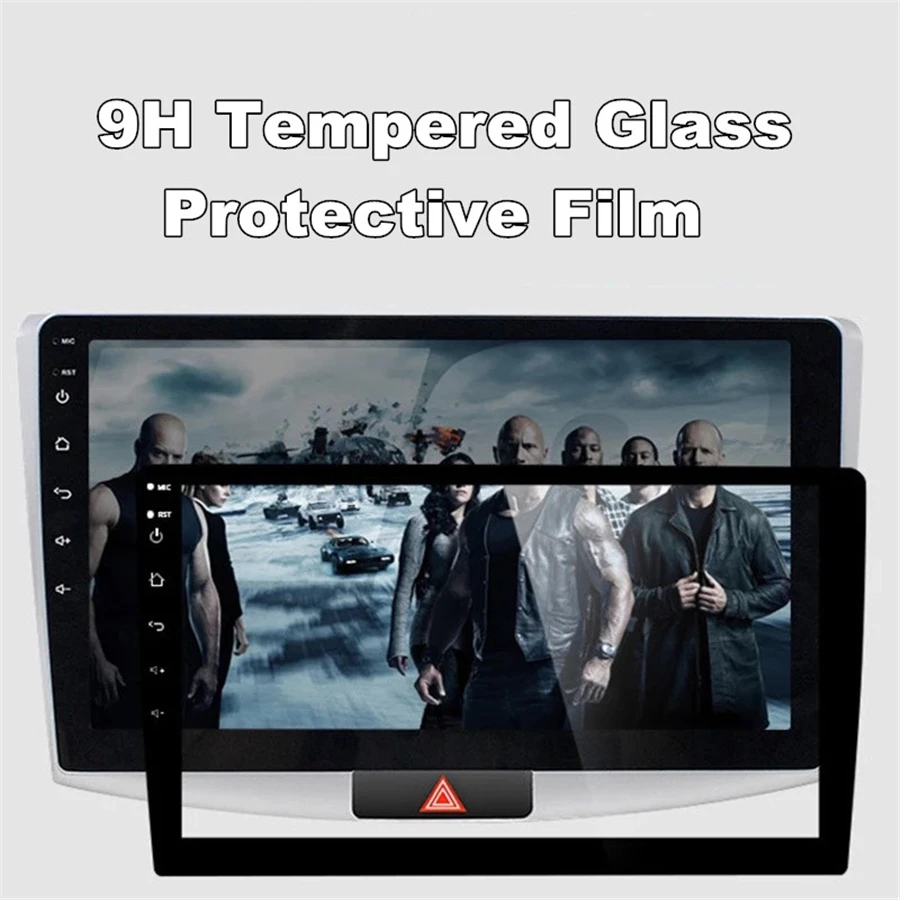  10.1 Inch Car Radio car DVD GPS Navigation Tempered Glass Protective Film Sticker 9H Tempered Glass