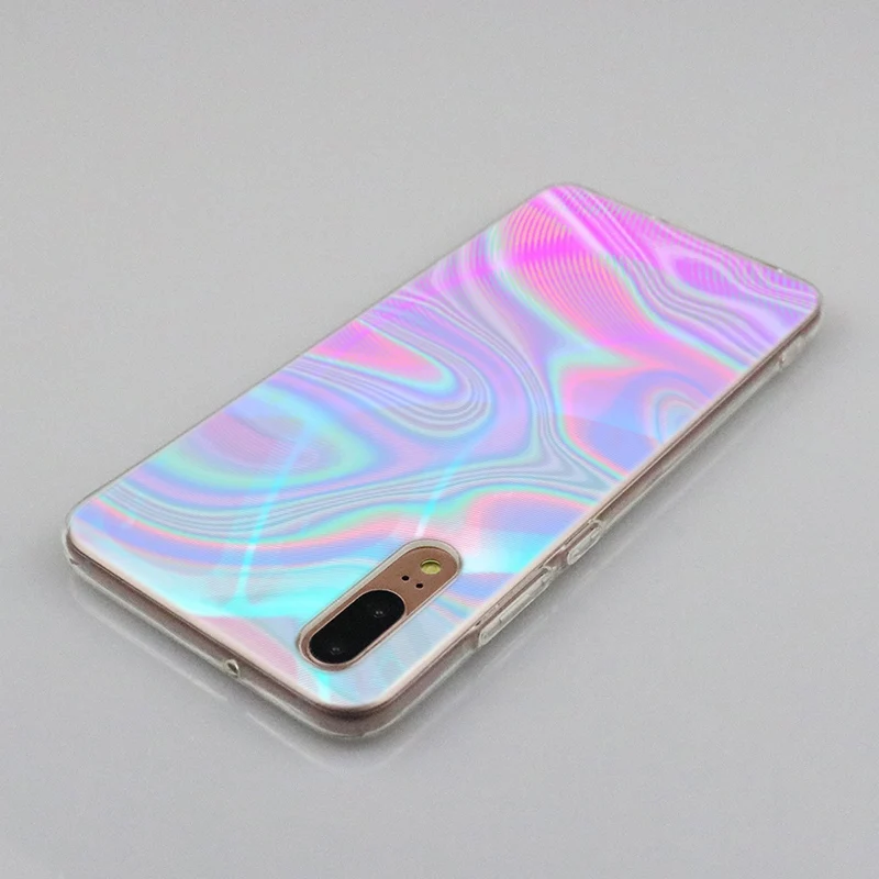 Горячий Радужный силиконовый чехол для Huawei P30 P20 P10 P9 P8 Lite 2017 Pro Mini PSmart 2019 Plus|Бамперы|