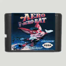 Aero Acro летучая мышь 16 бит MD игровая карта для 16 бит Sega megadrive Genesis игровая консоль
